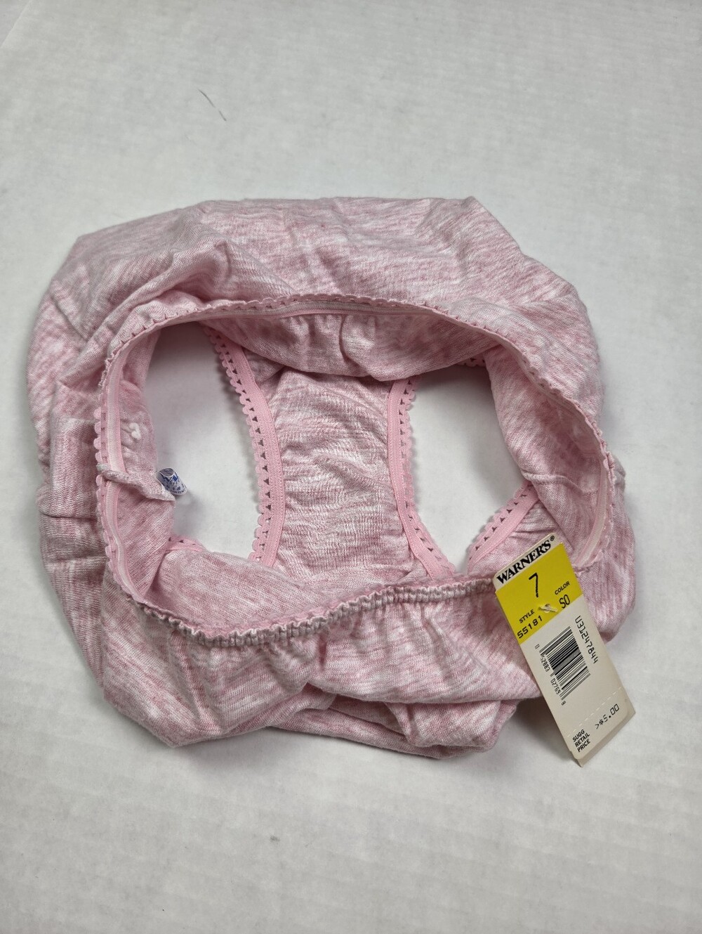 Warners 80s 90s Vintage Highwaist Pink Cotton Underwear - Picture 6 of 8